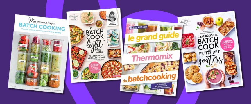 Sélection batch cooking : 5 livres pour gagner du temps en cuisine