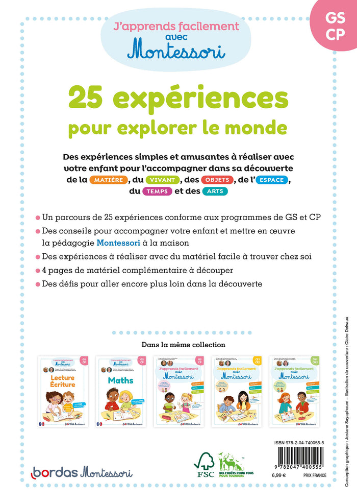 Mes activités Montessori - Explorer le monde