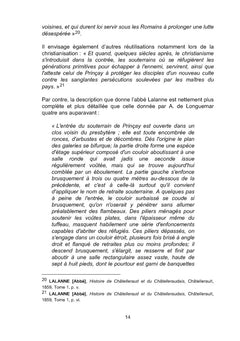 Le souterrain de Prinçay