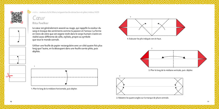 Détacher et Plier XXL ! Origami facile avec papier XXL
