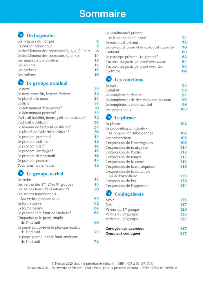La grammaire française
