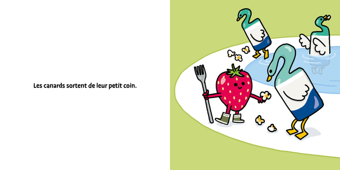 Charlotte la fraise va à la ferme