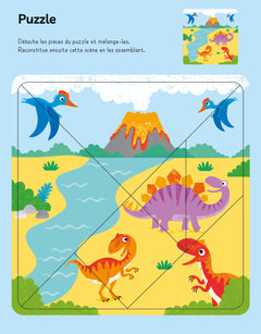 Les dinosaures - Mon grand livre d'activités