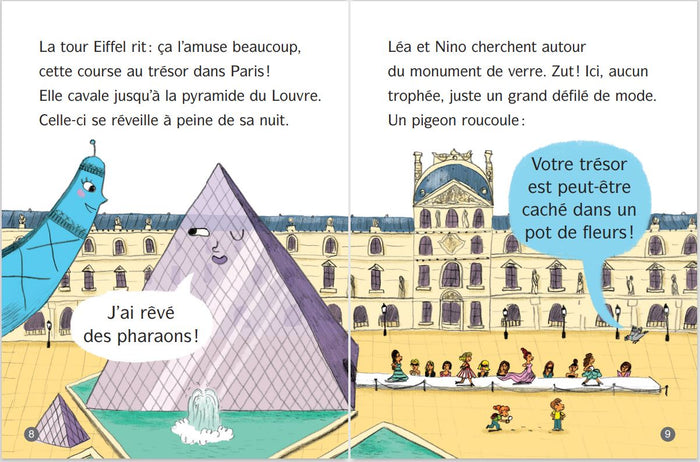 La tour Eiffel se balade à Paris !