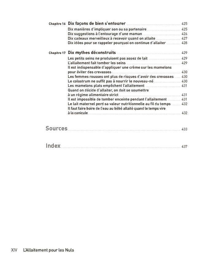 L'allaitement pour les nuls, grand format