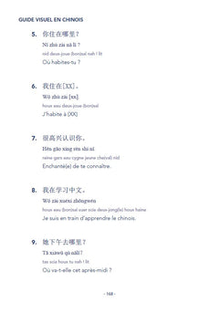 Guide visuel en chinois