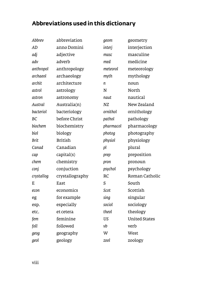 Dictionnaire anglais unilingue - format poche