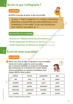 Réussir en orthographe CM1 - cahier de l'élève - programme 2025
