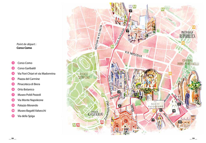 Milan à pied - Curiosités et petites découvertes