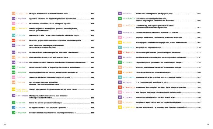 100 idées pour dépenser moins et vivre mieux