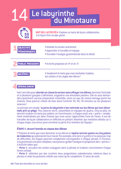 Mission Prof' Latin - Faire des étincelles en latin