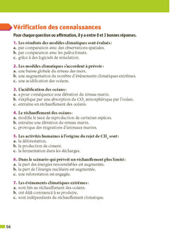 Enseignement scientifique Terminale