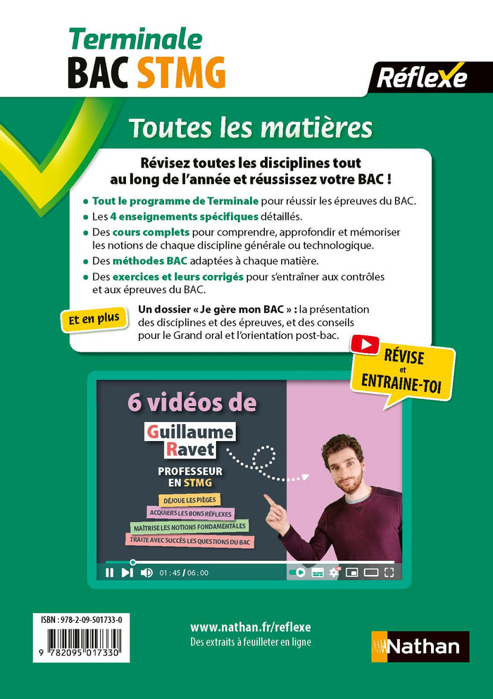 Toutes les matières - Terminale STMG