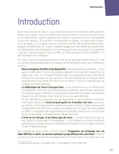 Enseigner l'oral au cycle 2 + Ressources numériques