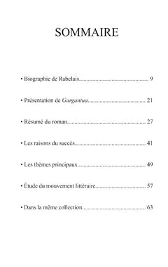 Fiche de lecture Gargantua de François Rabelais (analyse littéraire de référence et résumé complet)