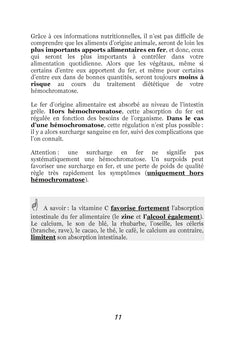 Quelle alimentation pour l'hémochromatose ?