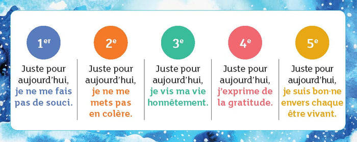 La petite boîte pour vivre les 5 principes du reiki au quotidien