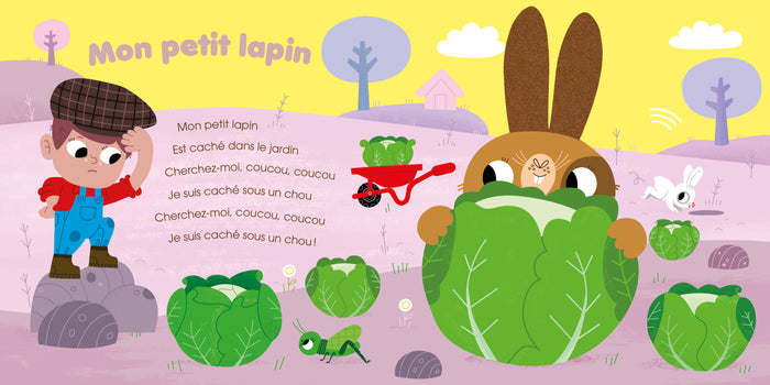 Mes premières petites chansons à la ferme à toucher