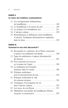Vacuité et non-dualité - Méditations pour déconstruire le moi