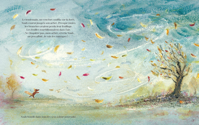 Noah et les feuilles d'automne