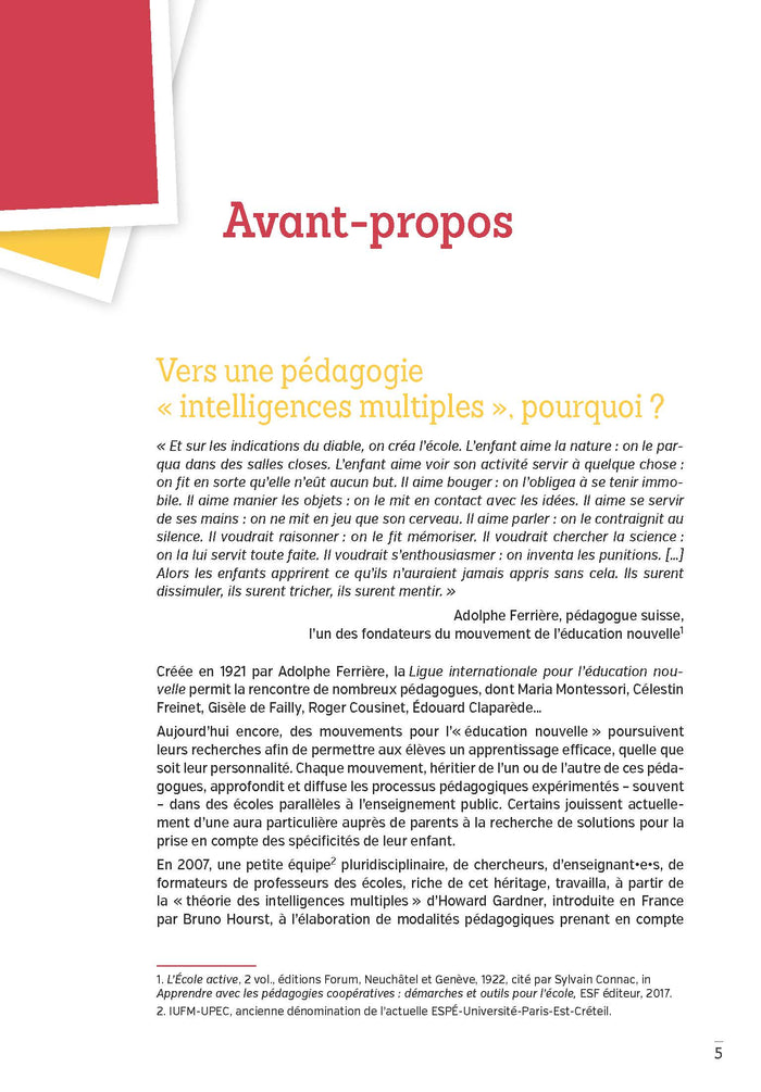 Les intelligences multiples