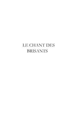 Le chant des brisants - Magnitude 5.0