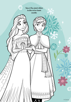 Disney La Reine des Neiges - Colo géant (Noël) - Avec un grand poster à colorier