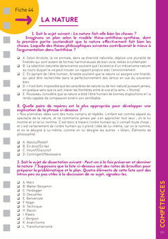 Les fiches du lycée - Terminale - Philosophie