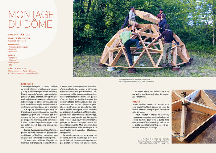 Autoconstruire son dôme géodésique - Écologique, simple, économique