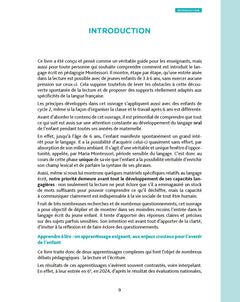 Le langage écrit en pédagogie Montessori de la PS à la GS