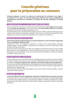 Mon cahier d'entraînement - 2ème épreuve écrite d'admissibilité