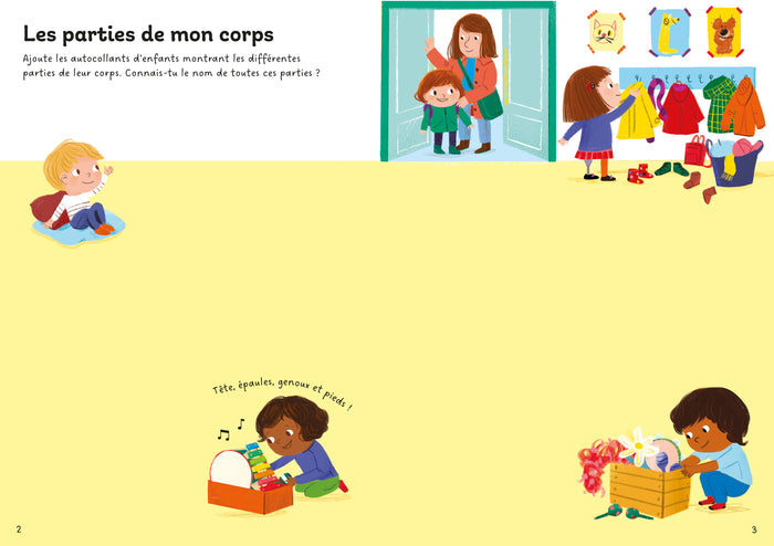 Mon corps - Mes petits autocollants