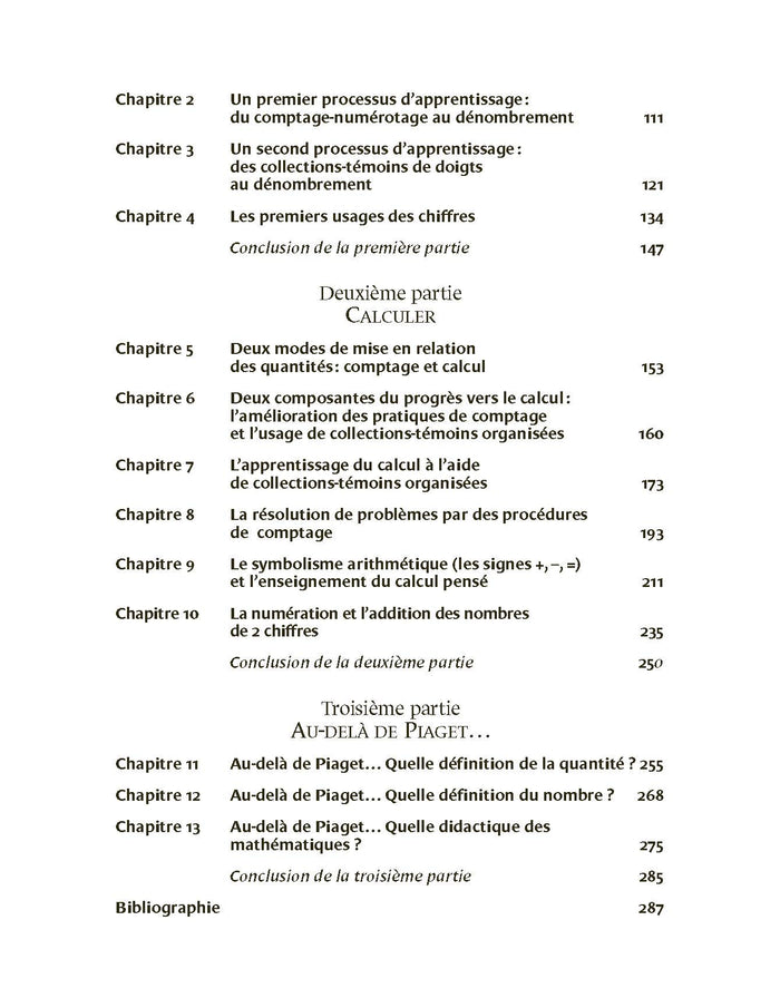 Comment les enfants apprennent à calculer