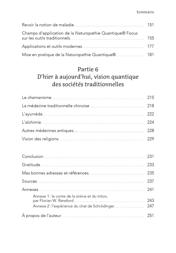 Naturopathie Quantique