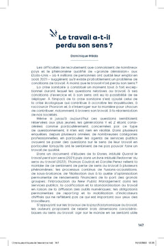 Chroniques critiques de l'économie