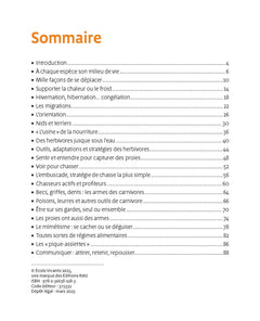 La vie animale 6-12 ans