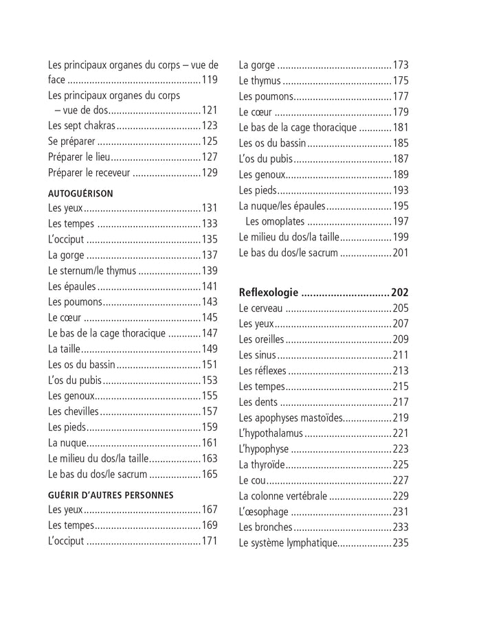 La petite encyclopédie des points de guérison