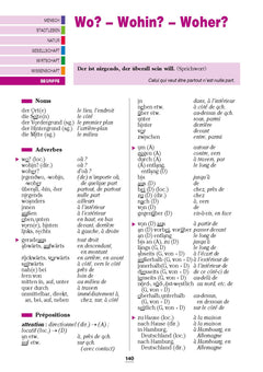 Le vocabulaire allemand