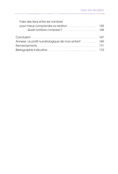 Mon enfant et la numérologie