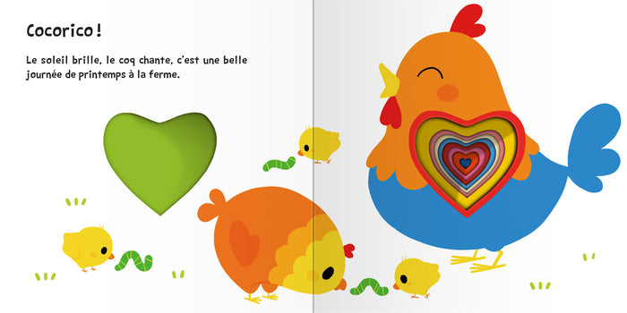 A la ferme - Livre à trous dès 18 mois