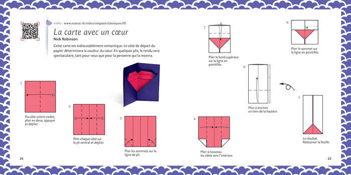 Origami classiques - Détacher et plier