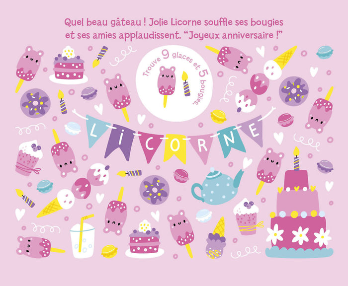 Mes jolies peintures magiques - Anniversaire de Jolie Licorne