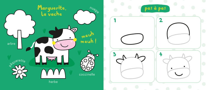 Mon ardoise magique pour dessiner pas à pas les animaux