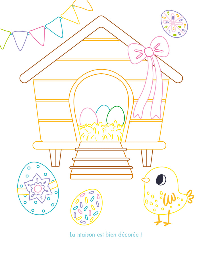 Mes tableaux à colorier strass - Pâques