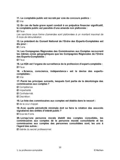 Comptabilité approfondie - DCG - Épreuve 10 - Corrigés des applications