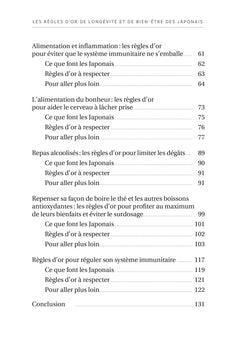 Les règles d'or de longévité et de bien-être des Japonais