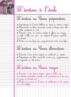 Cahier d'écriture CM1 CM2