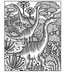 Les dinosaures - La peinture magique - Dès 5 ans