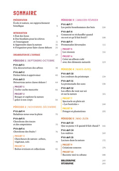 Faire classe dehors Maternelle - 15 p'tits défis et 10 projets