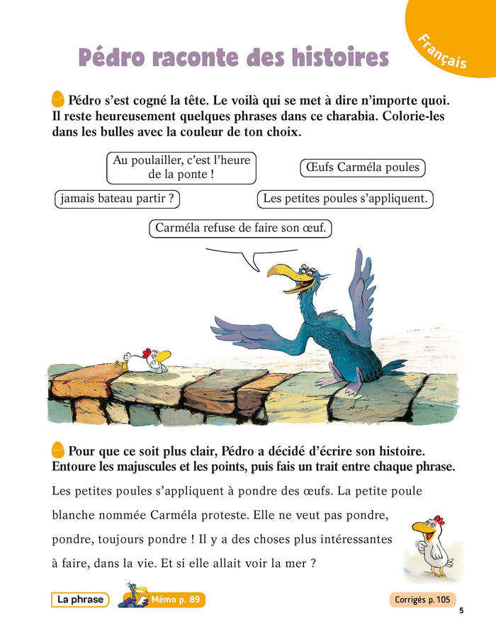 Cocorico J'apprends en jouant ! Mon CE2 avec les P'tites Poules